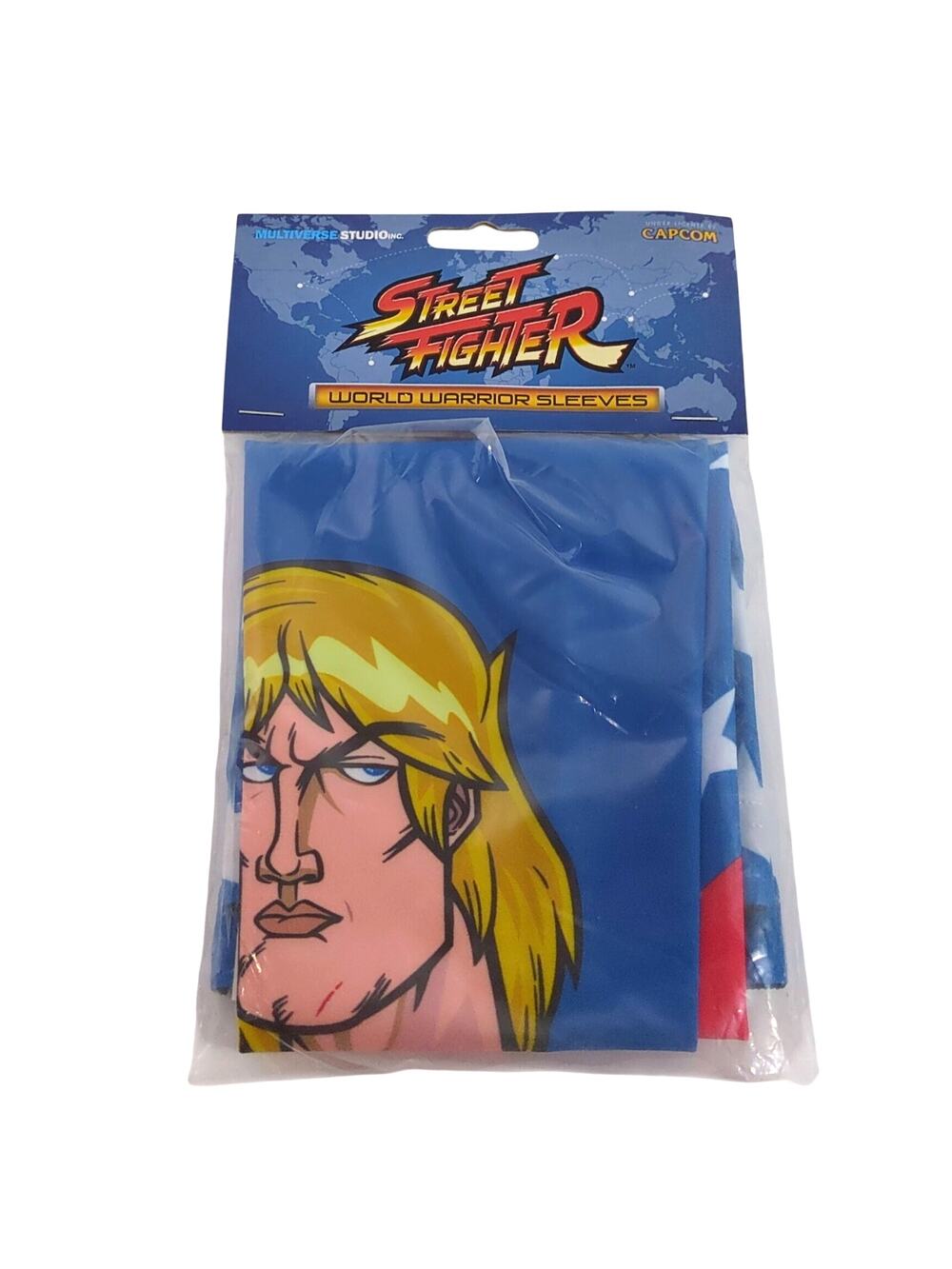 Street Fighter Ken Adult Costume Arm Sleeves Cosplay Brand New Capcom